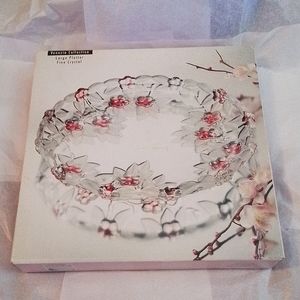 Vtg. Cherry Blossom Styld Venezia Collection Made in Germany Large Fine Crystal